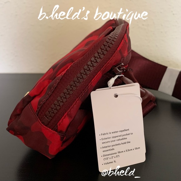 lululemon Lunar New Year Everywhere Belt Bag Rabbit All Over Print Red New NWT - Picture 4 of 15